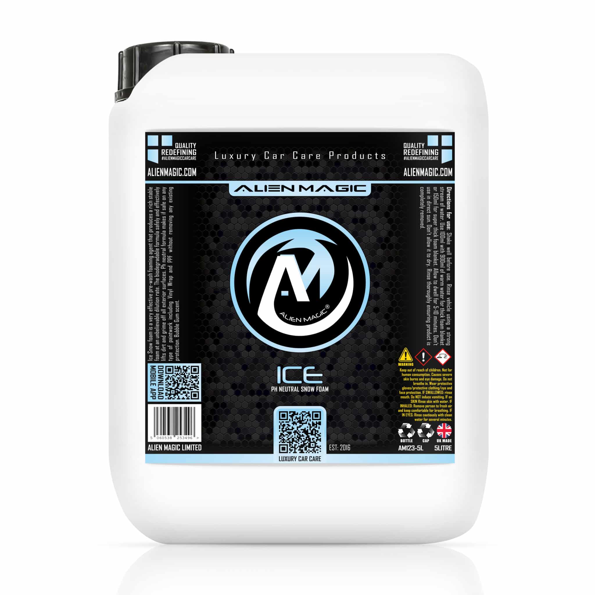 ICE ph neutral snow foam 5l by alien magic car detailing