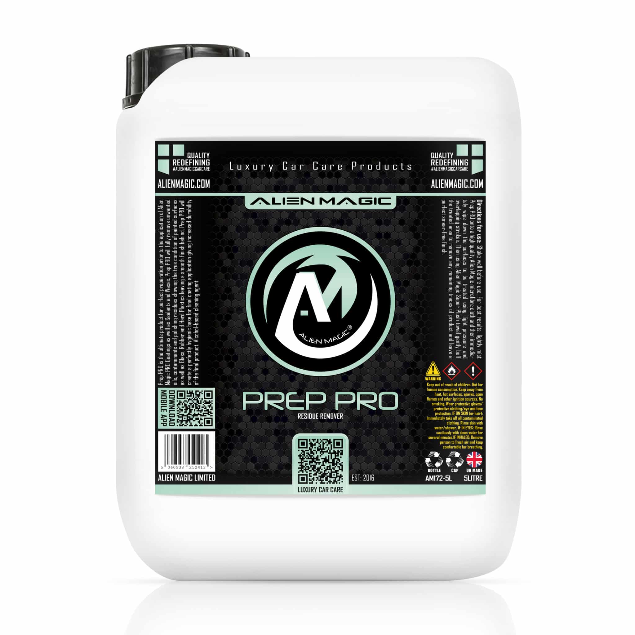 prep pro residue remover 5l by alien magic car detailing