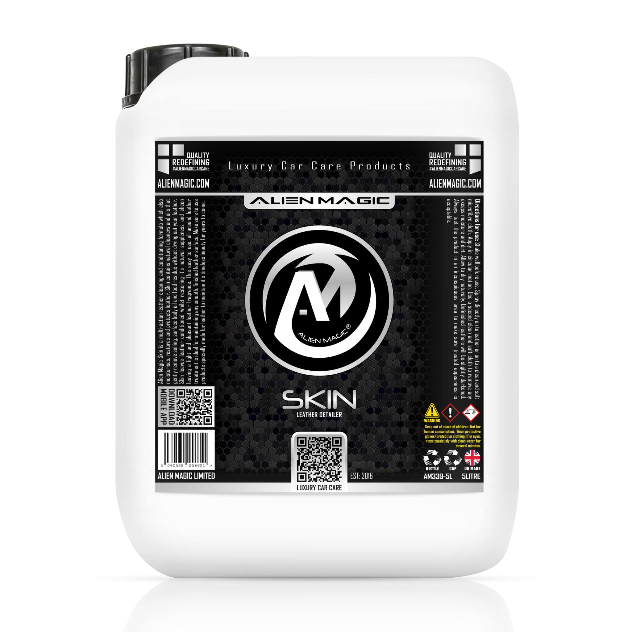 skin leather detailer 5l alien magic car detailing